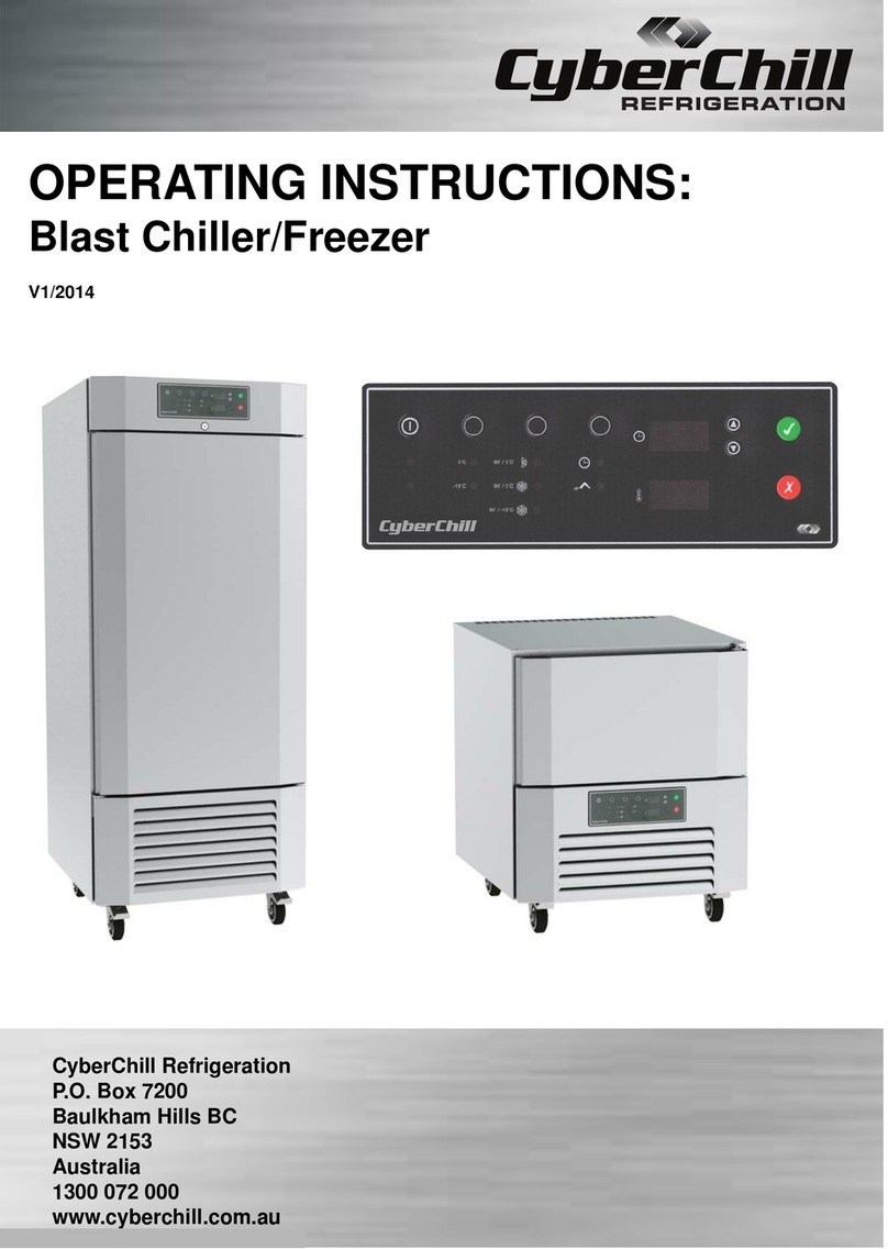 CyberChill PCF 15 operating instructions