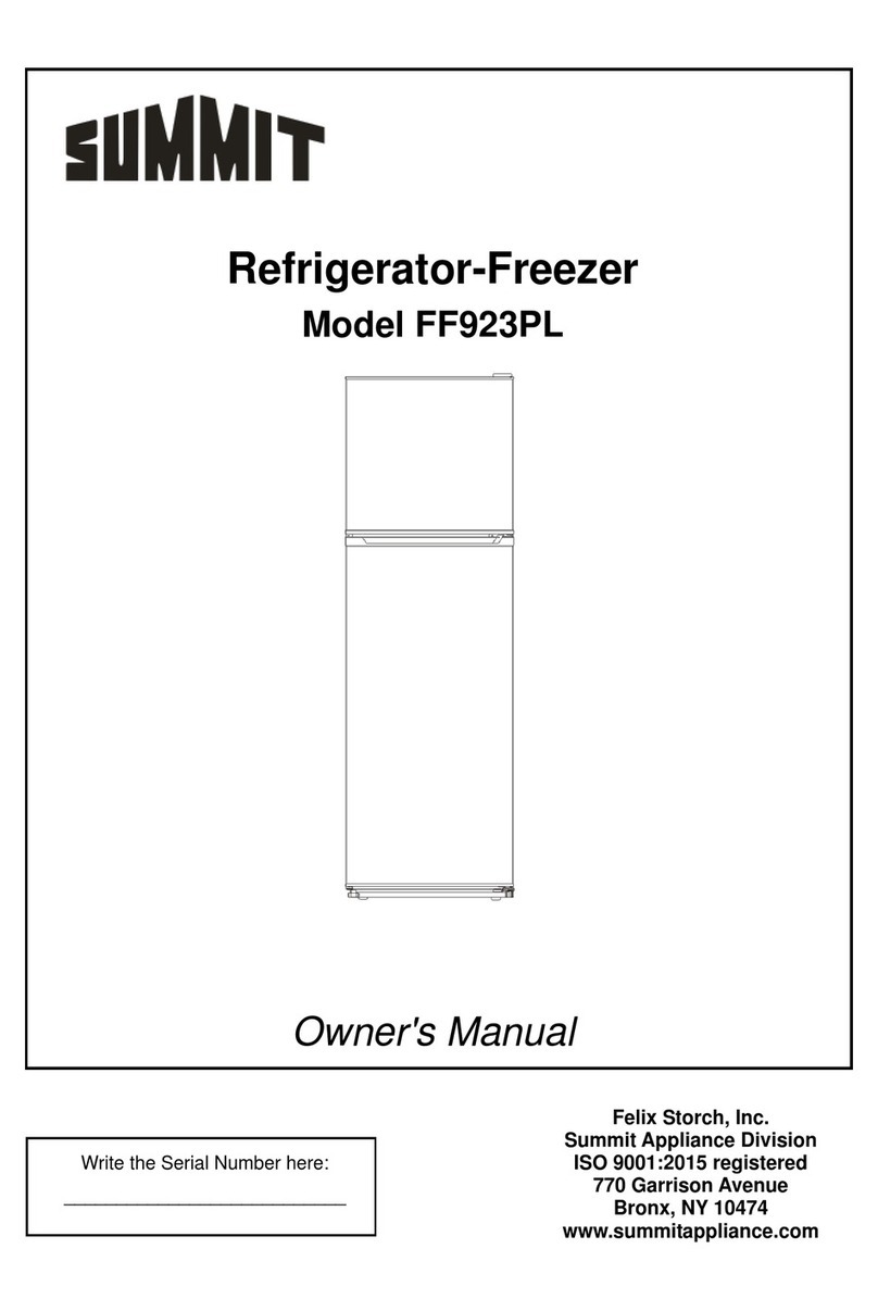 Summit FF923PL User manual