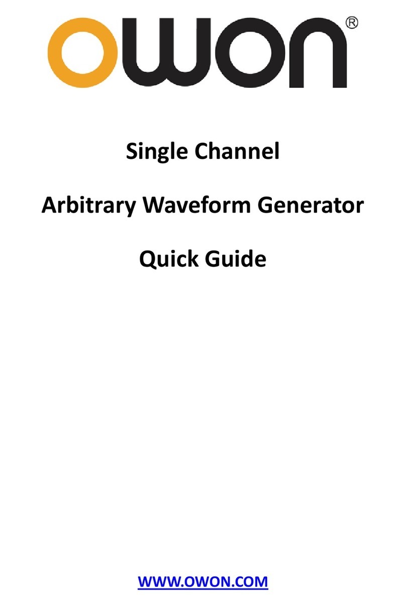 Owon AG4151 User manual