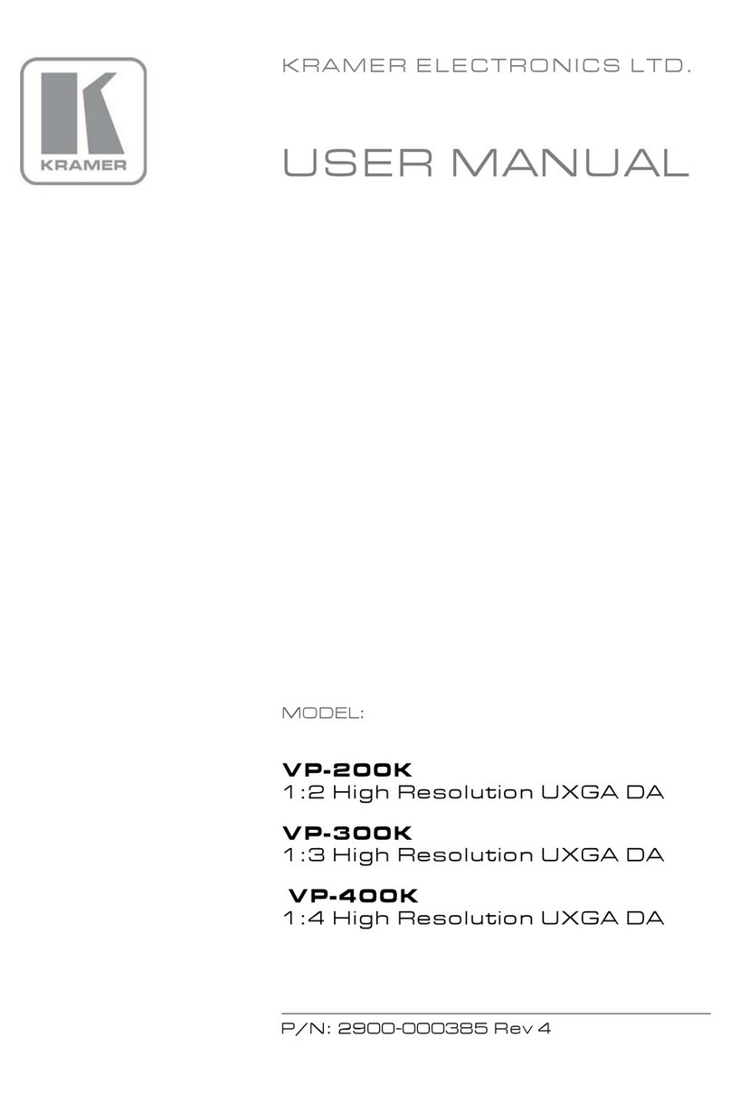 Kramer VP-200K user manual