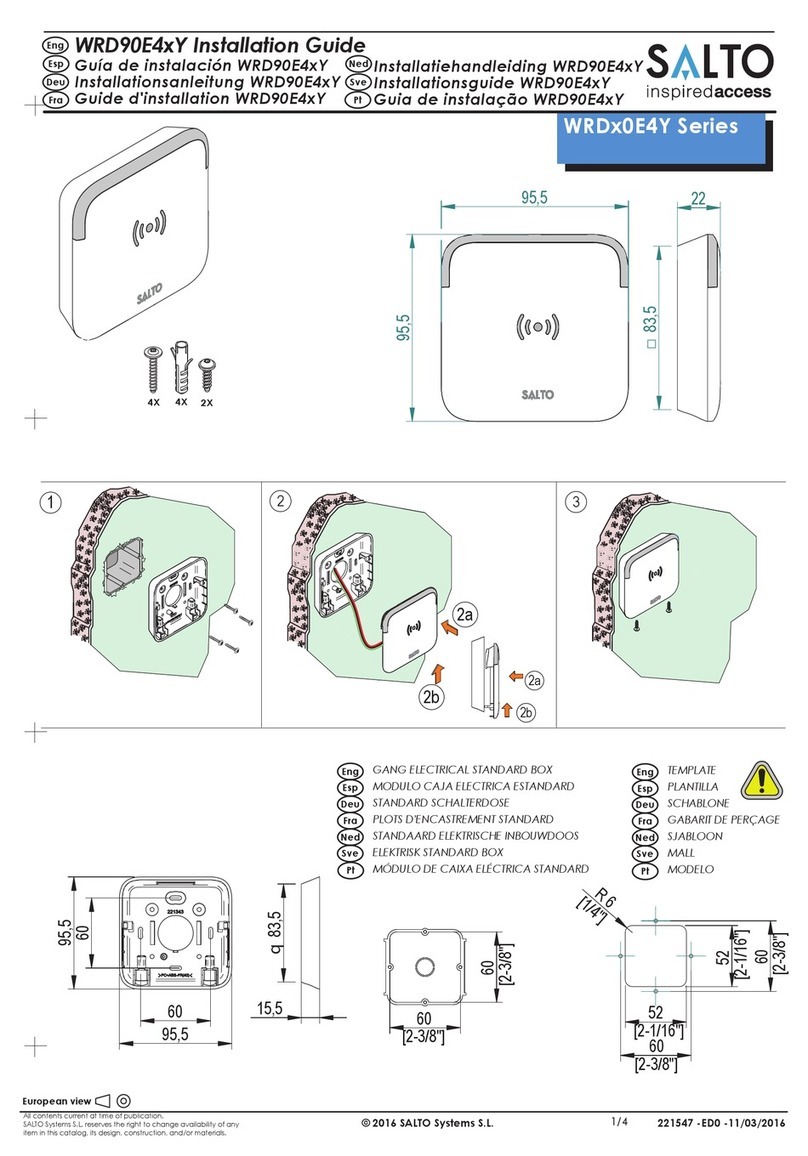 Salto WRD90E4xY installation guide