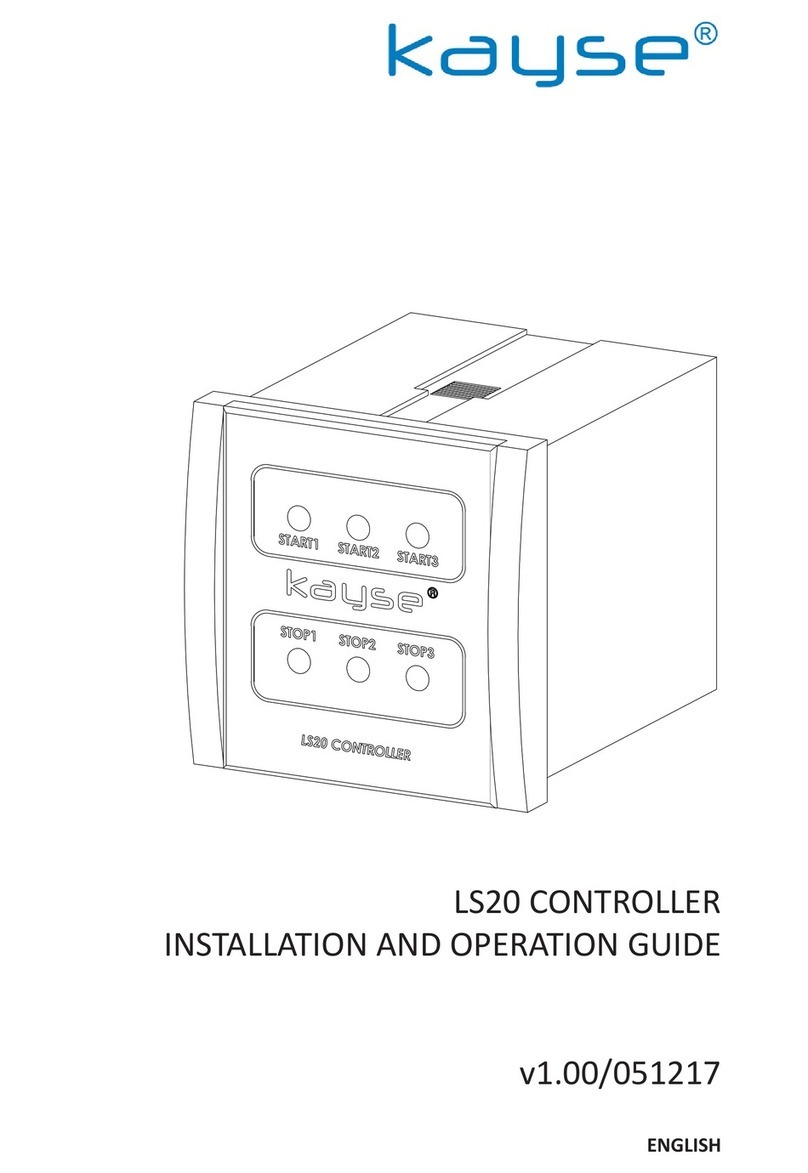 kayse LS20 Installation and operation guide