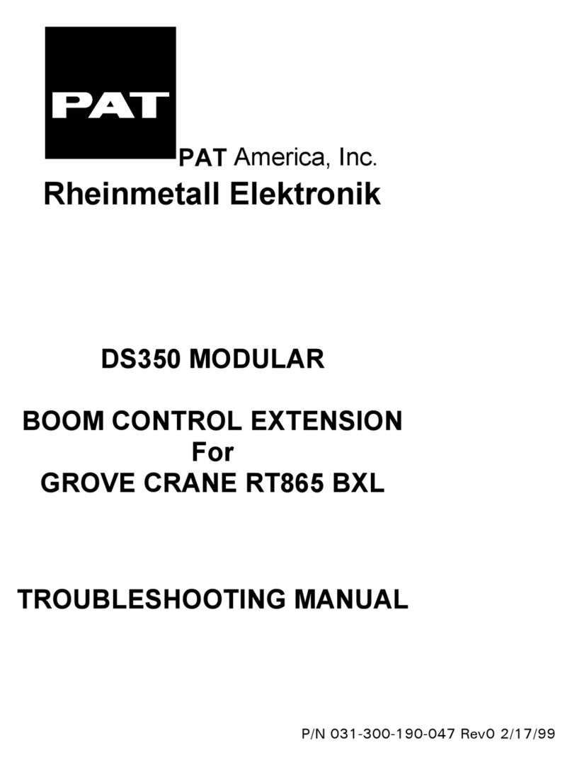 PAT DS 350 troubleshooting manual