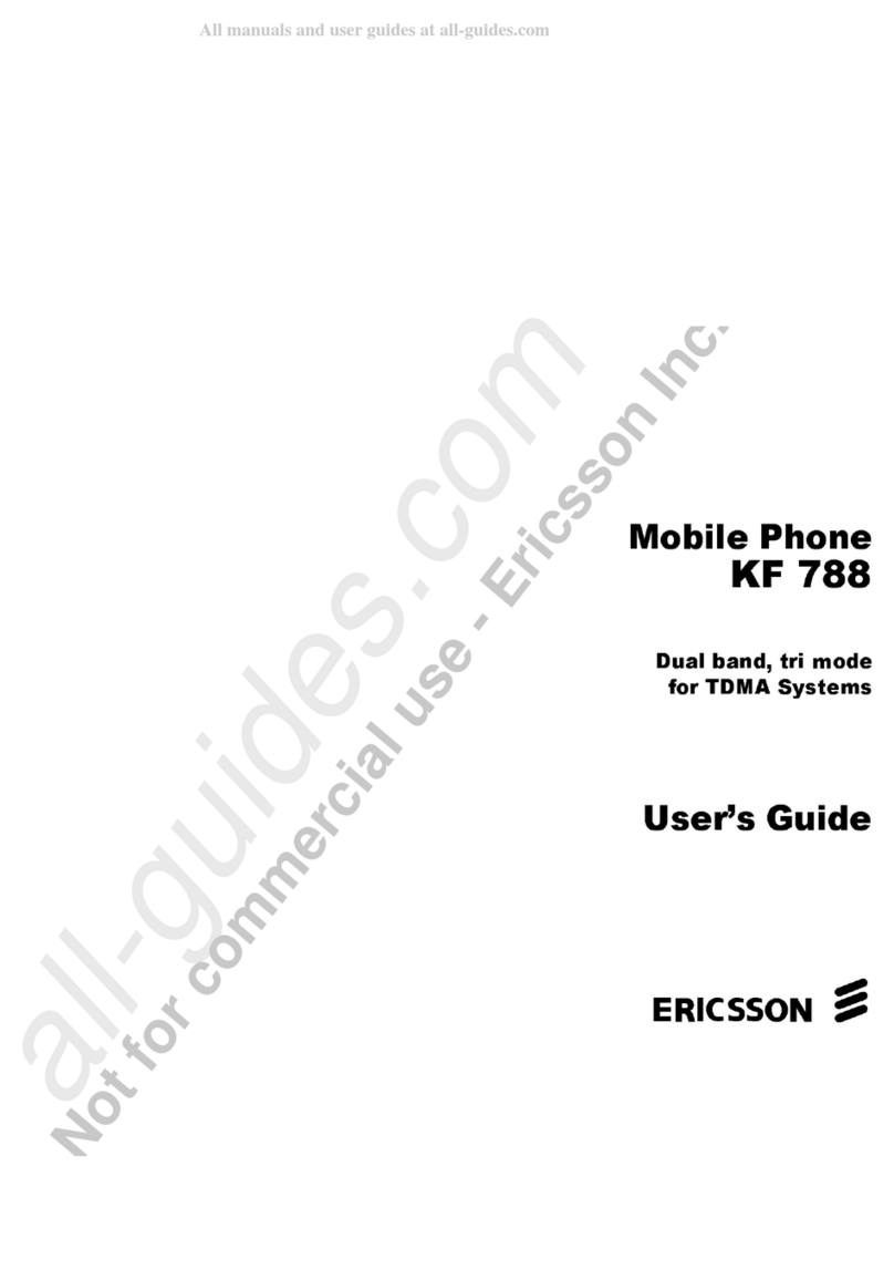 Ericsson KF 788 User manual