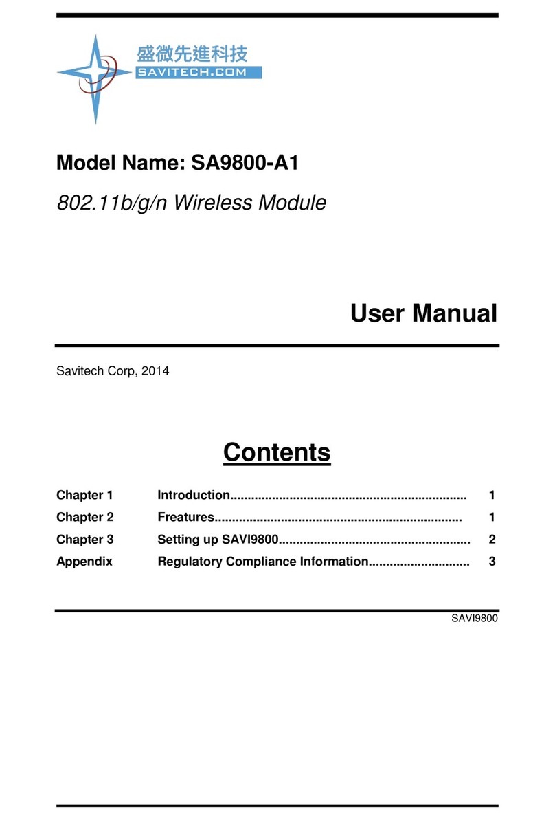 Savitech SA9800-A1 User manual