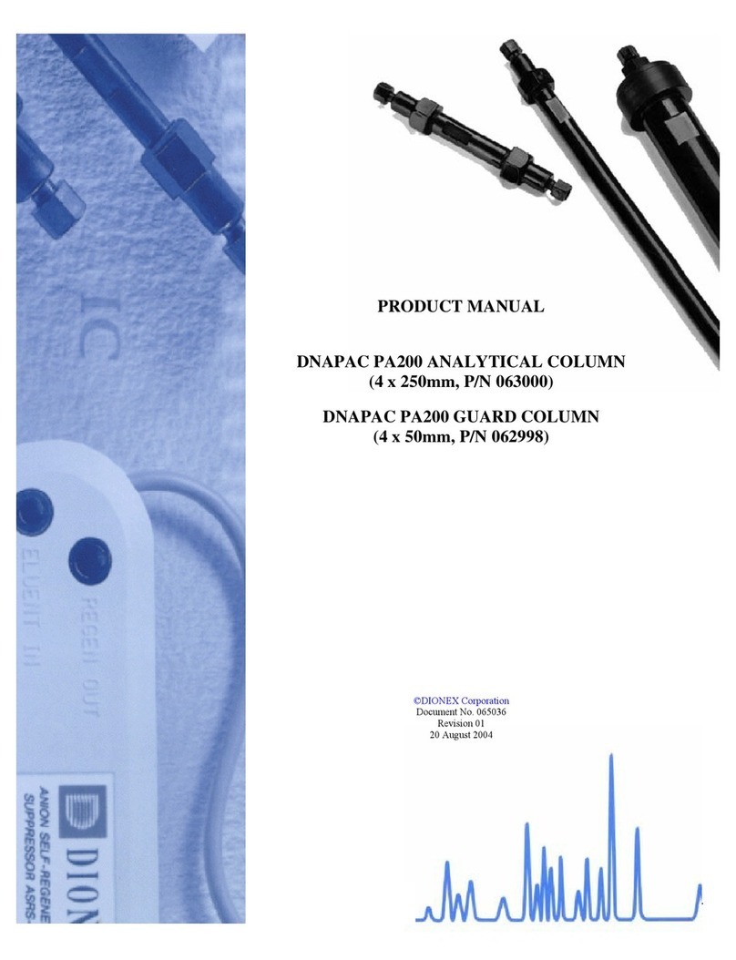 Dionex 063000 User manual