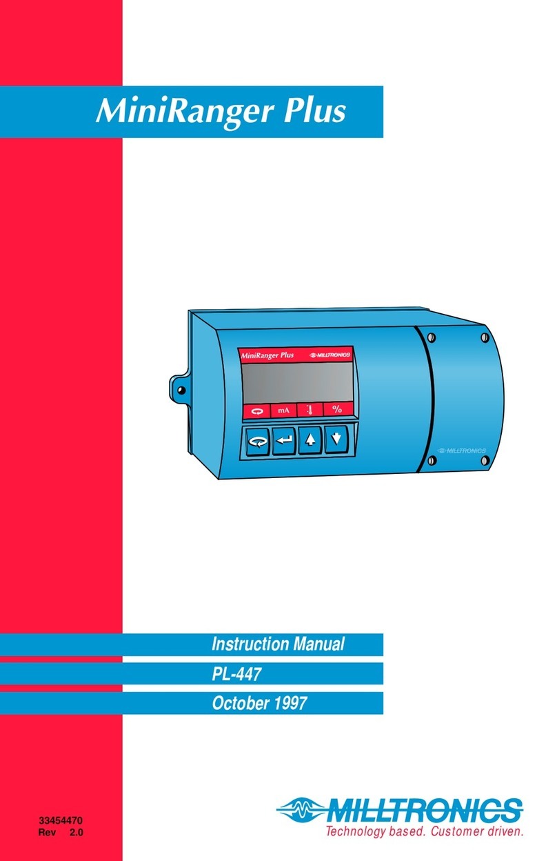 Milltronics miniranger plus instruction manual