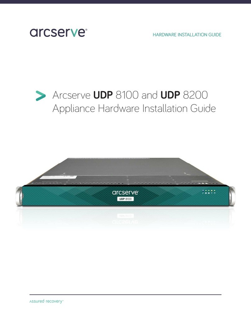 Arcserve UDP 8100 Hardware installation guide