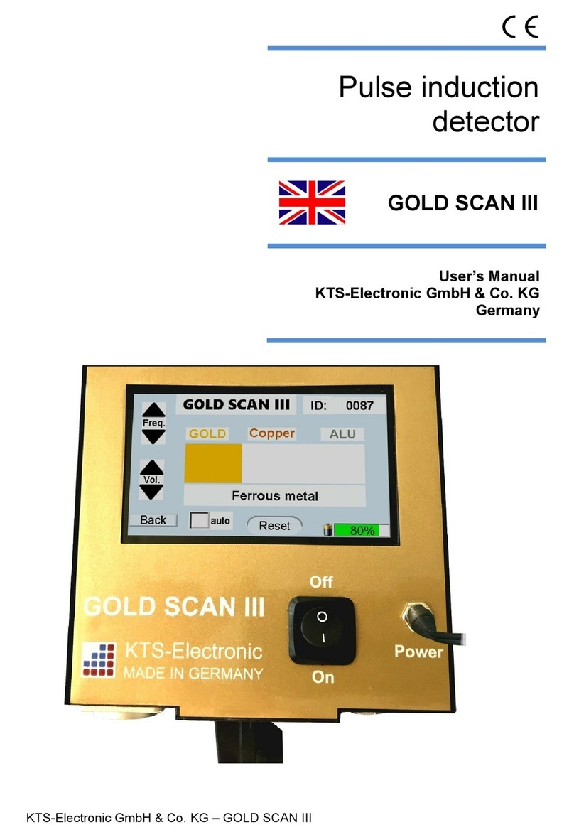 KTS GOLD SCAN III User manual