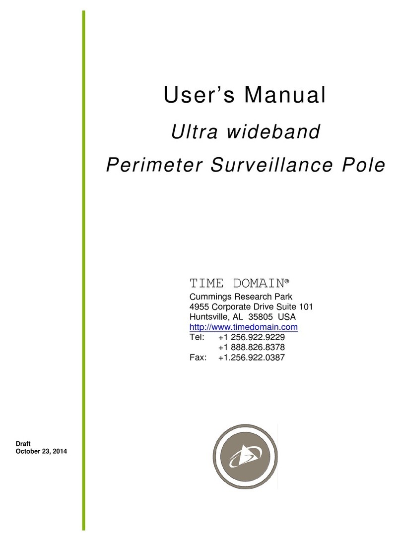 Time domain Ultra wideband user manual