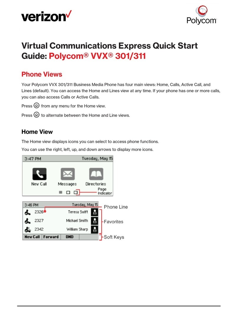Polycom VVX 301 User manual