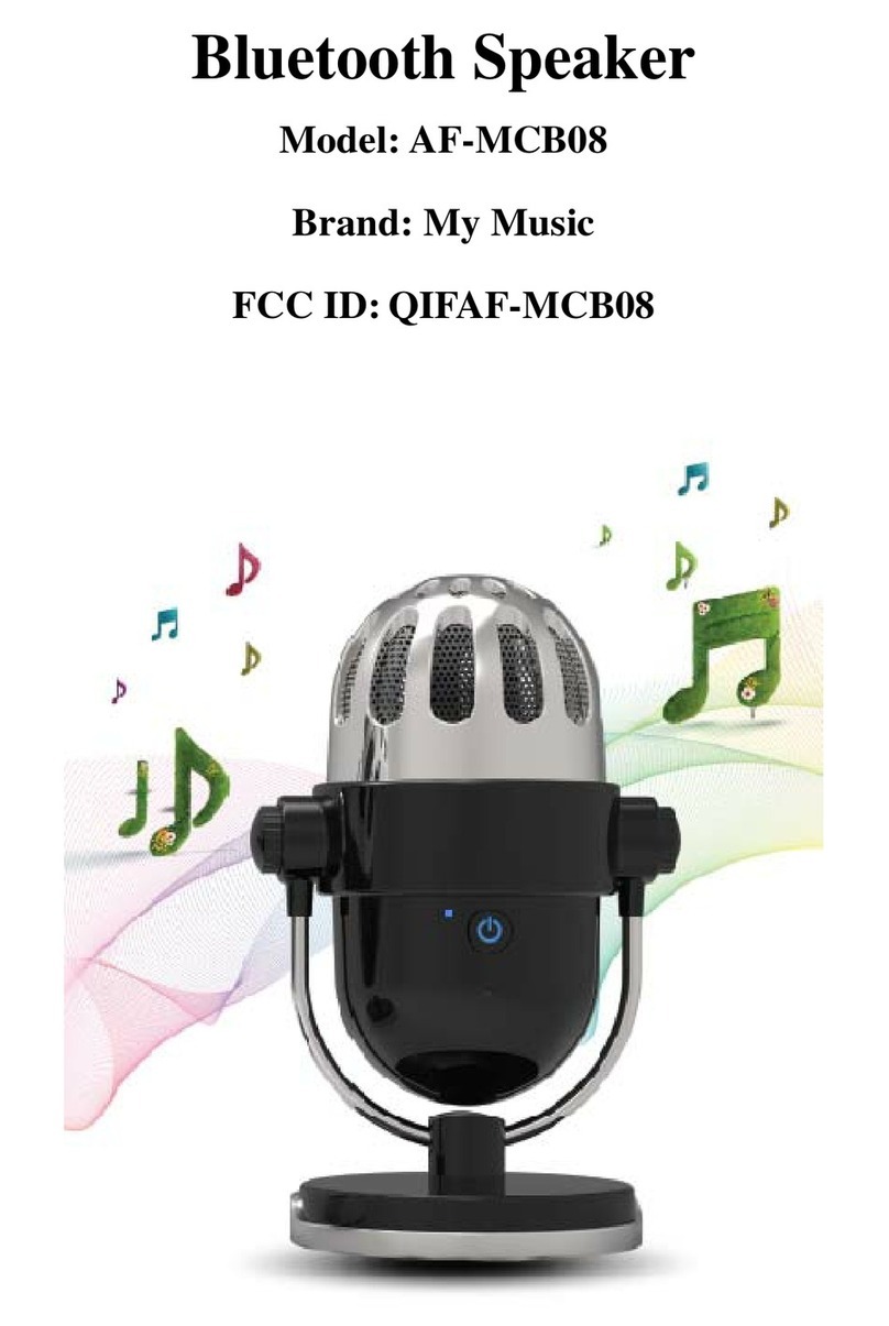 My Music AF-MCB08 manual