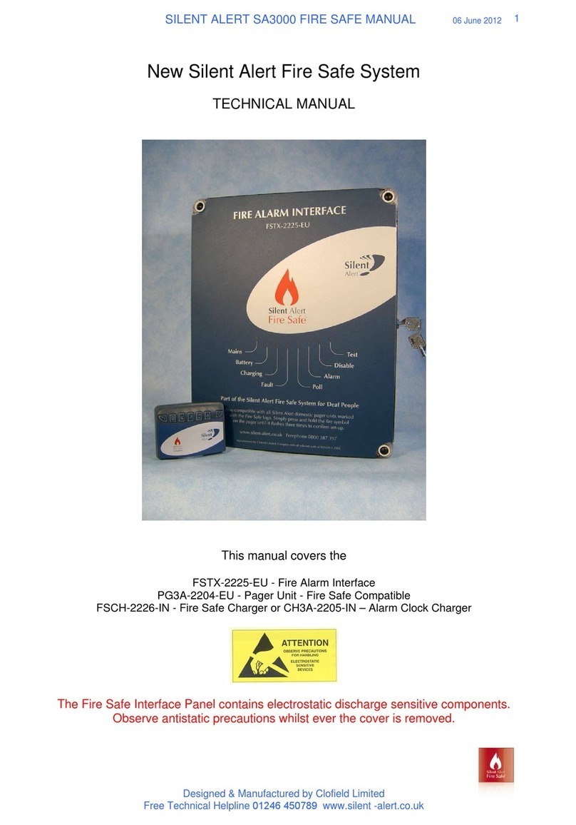Silent Alert SA3000 Technical manual Silent Alert SA3000 Technical manual