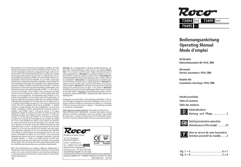 roco 73494 operating manual