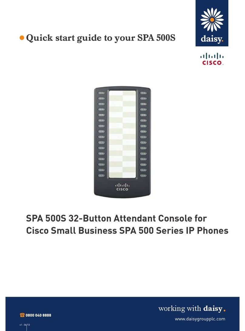 Cisco SPA500S quick start guide