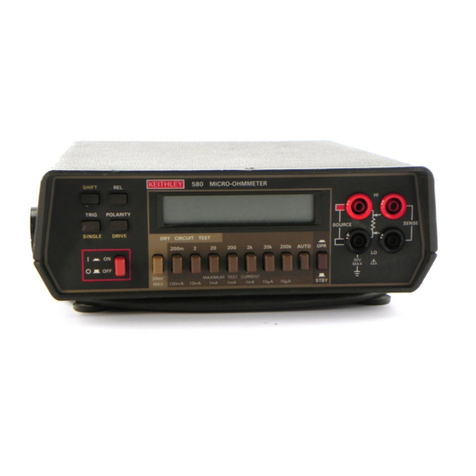 Keithley 580 Operator's manual