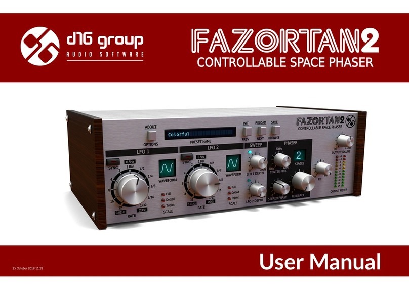 D16 Group Fazortan 2 user manual
