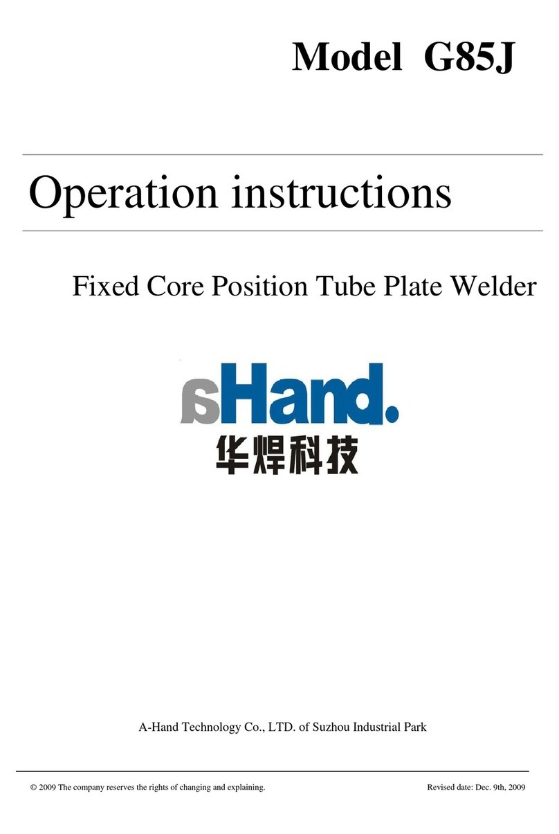 A-Hand Technology G85J Operation instructions