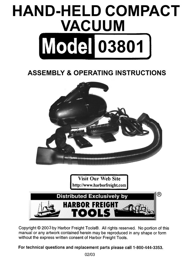 Harbor Freight Tools 03801 operating instructions