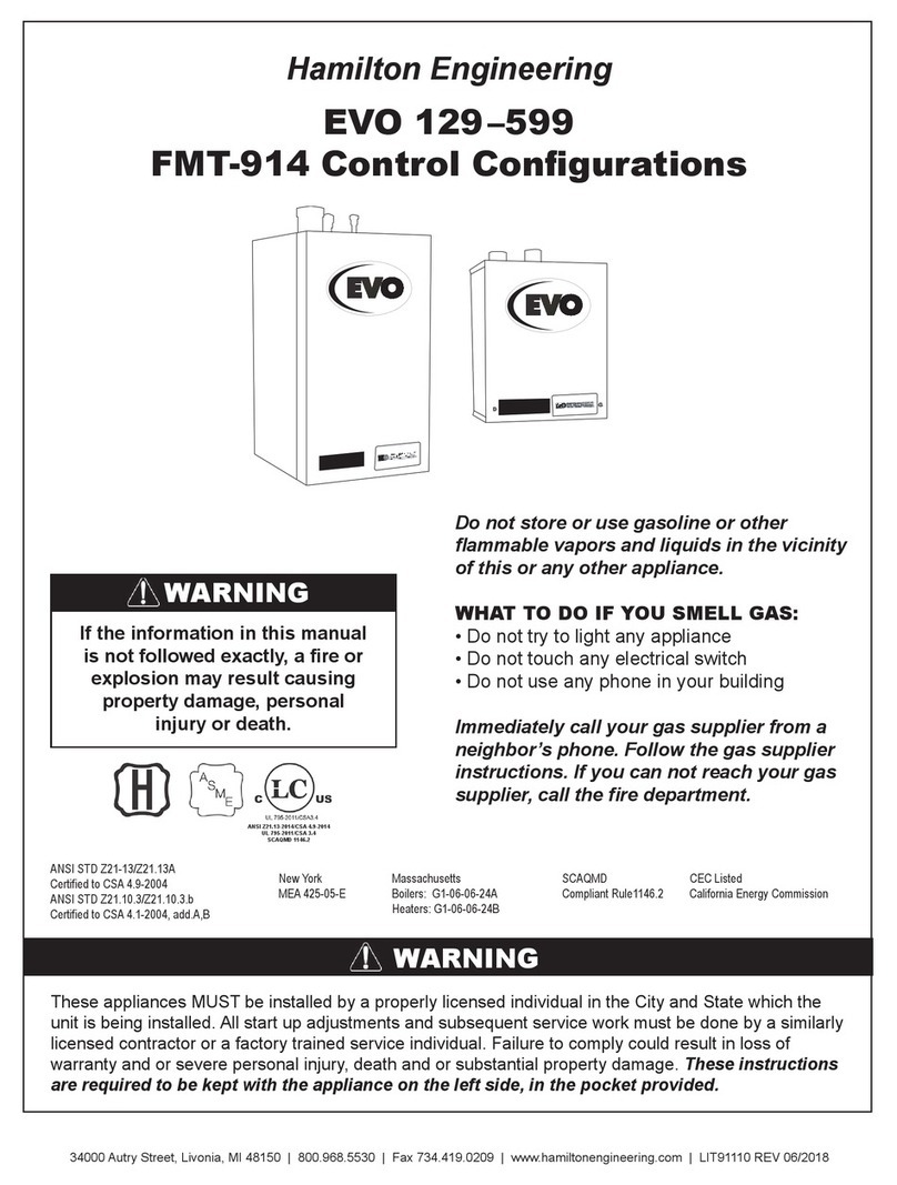 Hamilton Engineering EVO 129-599 User manual
