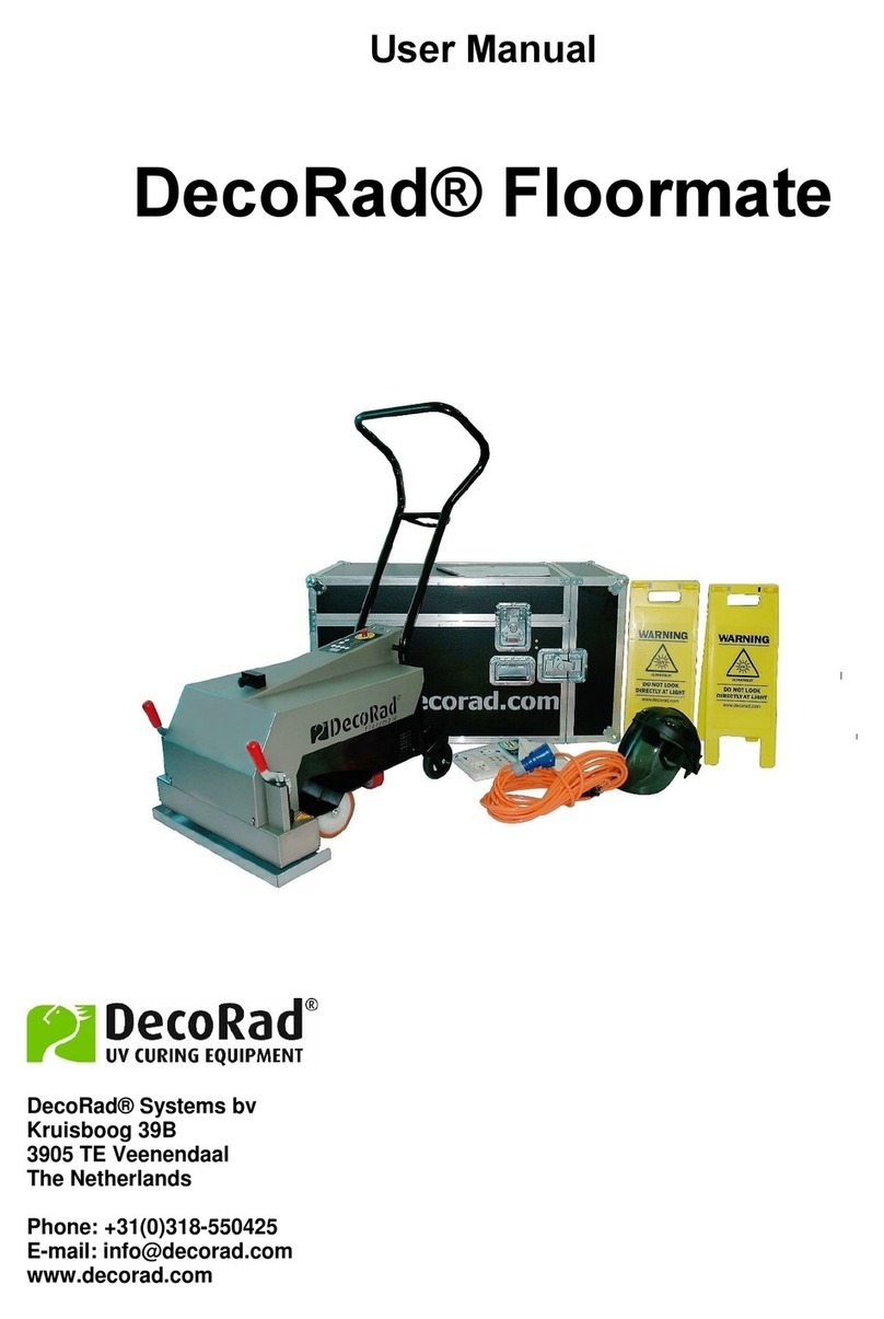 DecoRad Floormate user manual