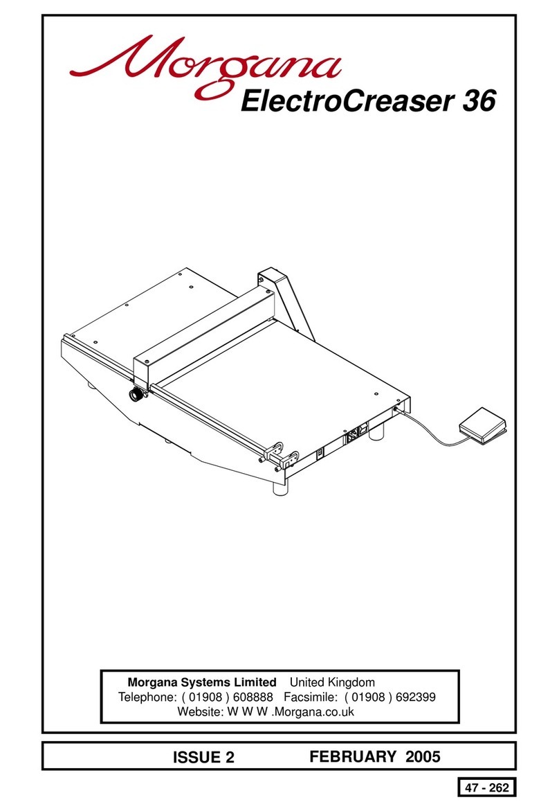 Morgana ElectroCreaser 36 Operation manual