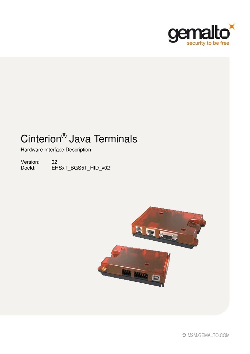 Gemalto Cinterion Hardware interface description