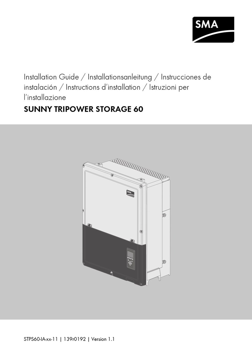 SMA Solar Technology SUNNY TRIPOWER STORAGE 60 installation guide