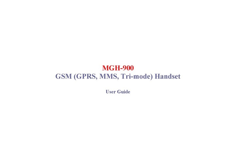 Mirae MGH-900 User manual