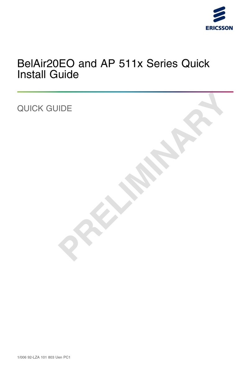 Ericsson AP 511 Series User manual