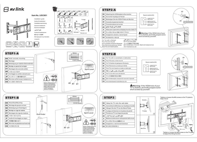 AVLink USC601 installation guide