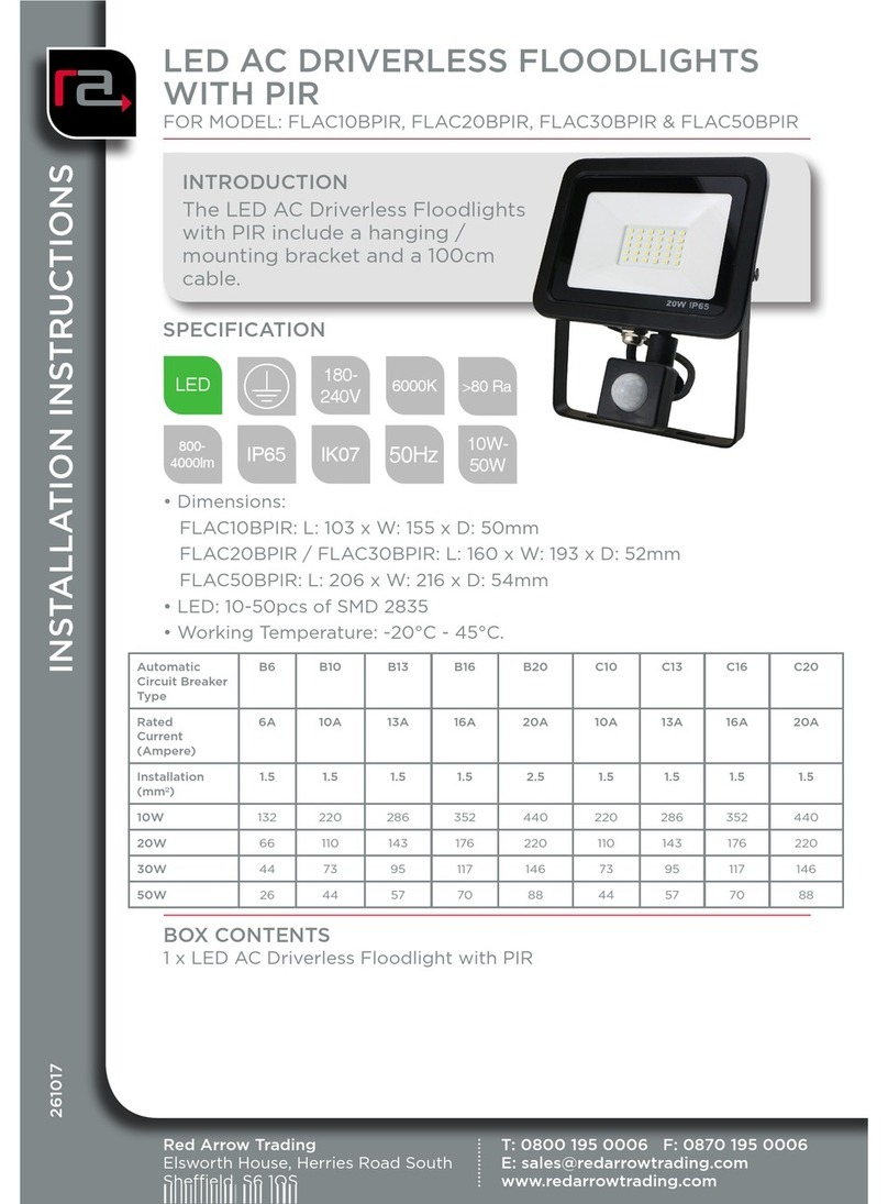Red Arrow Trading FLAC10BPIR User manual
