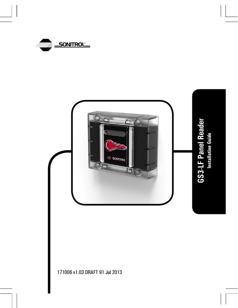 Sonitrol GS3-LF installation guide