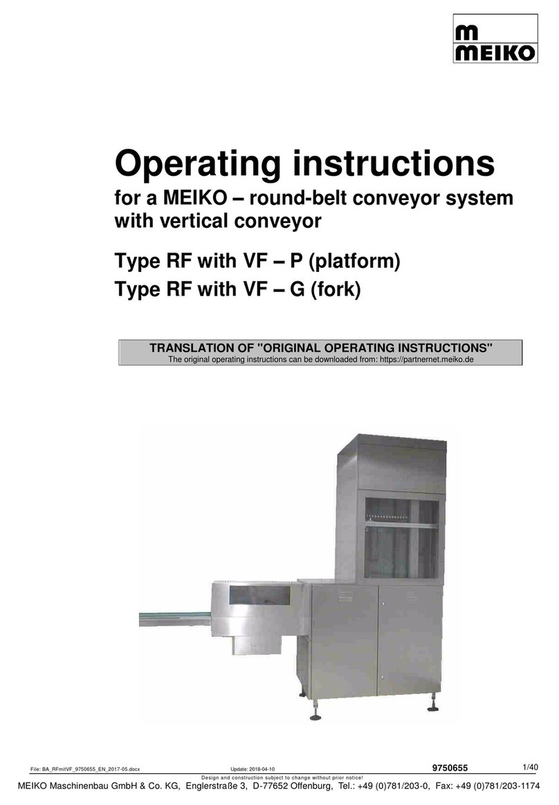 Meiko RF Original operating instructions