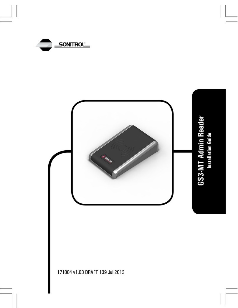 Sonitrol GS3-MT User manual