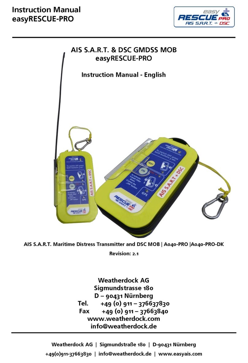 Weatherdock easyRESCUE-PRO User manual