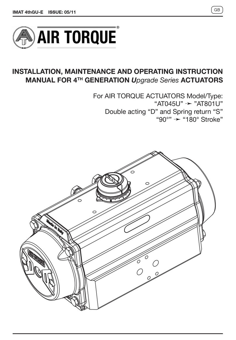 Air Torque Upgrade Series Installation maintenance and operating instructions