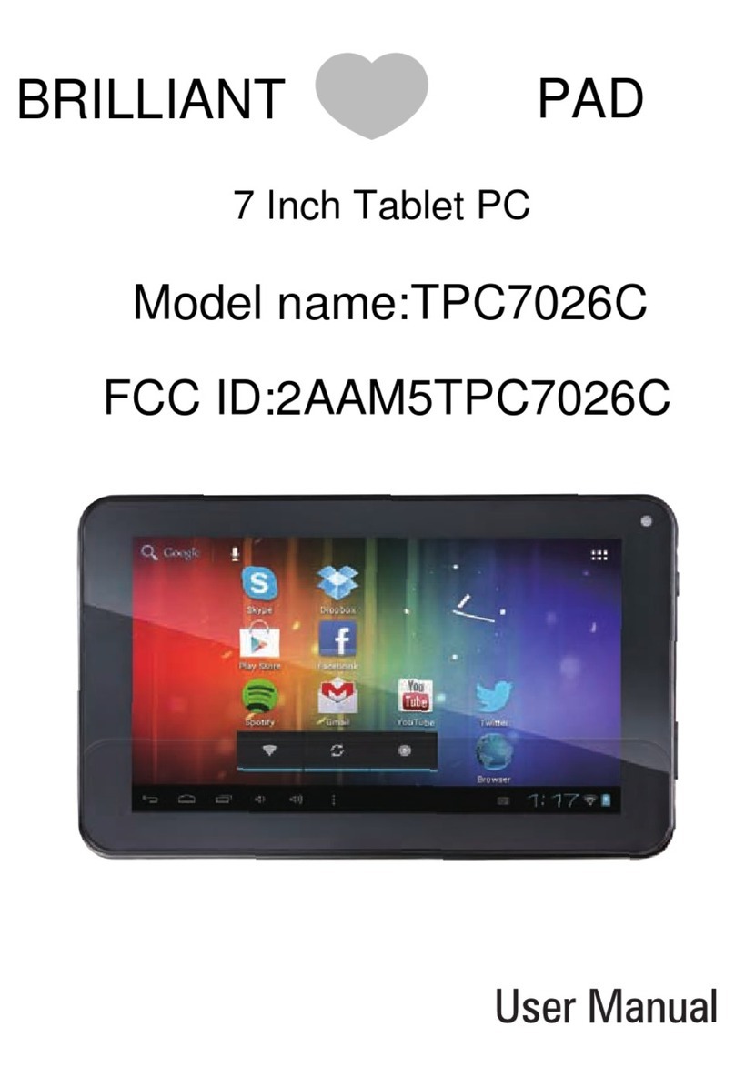 Brilliant Pad TPC7026C user manual