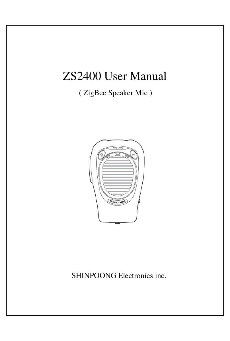 Shinpoong ZS2400 User manual