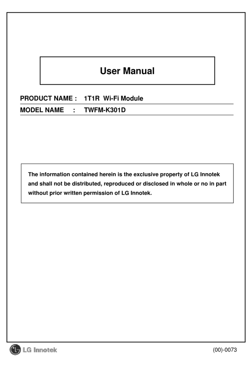 LG Innotek 1T1R user manual