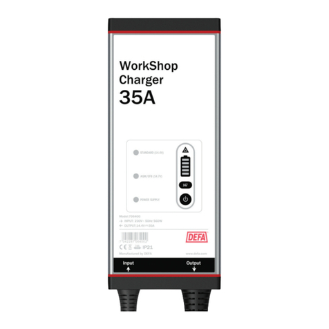 DEFA WorkShopCharger 35A user guide