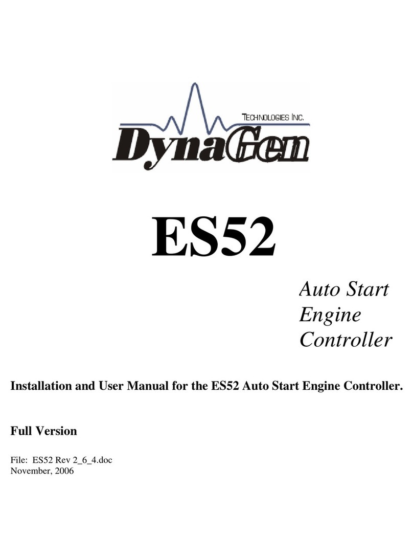 DynaGen ES52 Installation and user manual