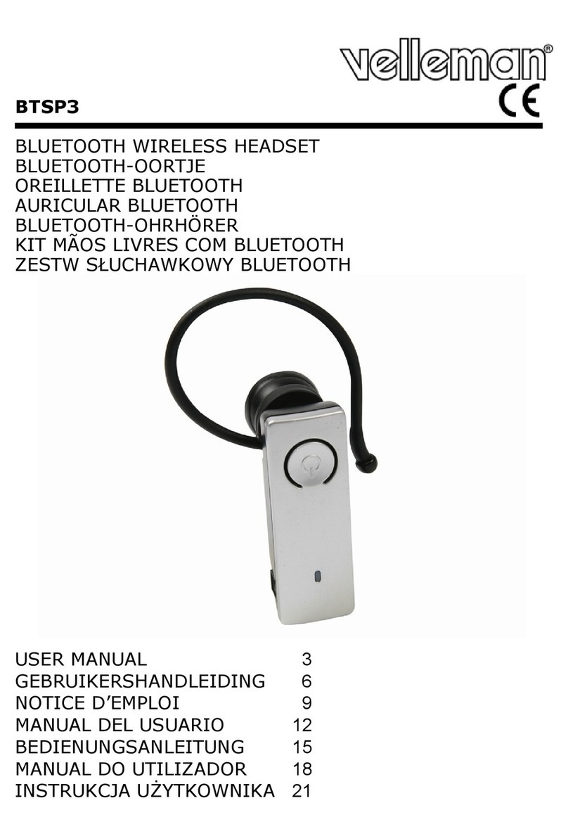 Velleman BTSP3 user manual