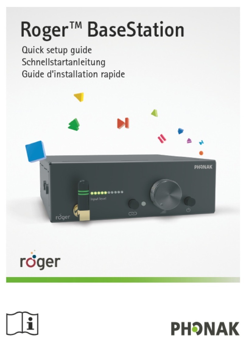 Phonak Roger BaseStation User manual