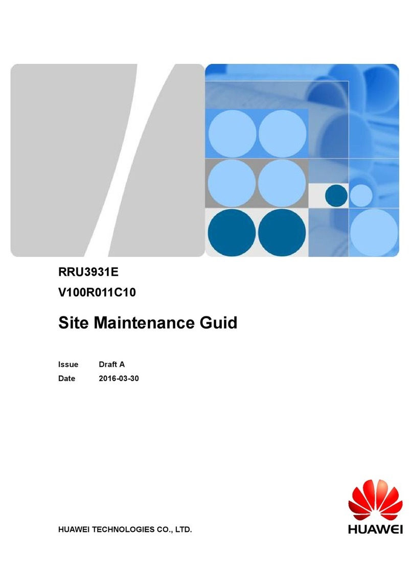 Huawei RRU3931E Operating manual