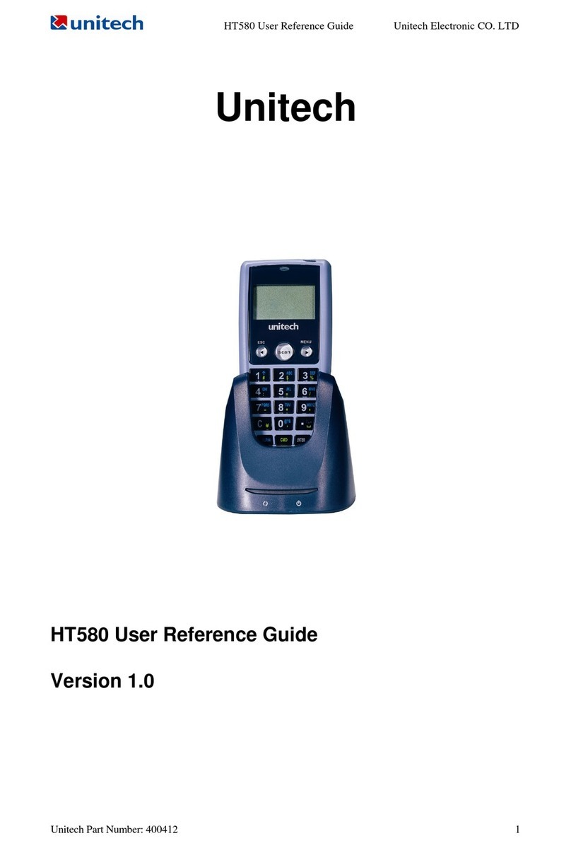 Unitech HT580 User reference guide
