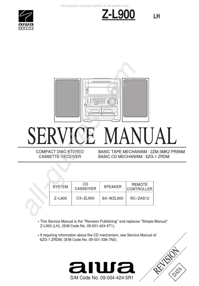 Aiwa Z-L900 User manual