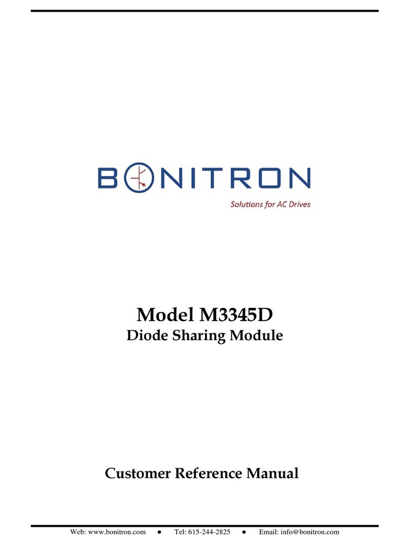 bonitron M3345D Customer Reference Manual