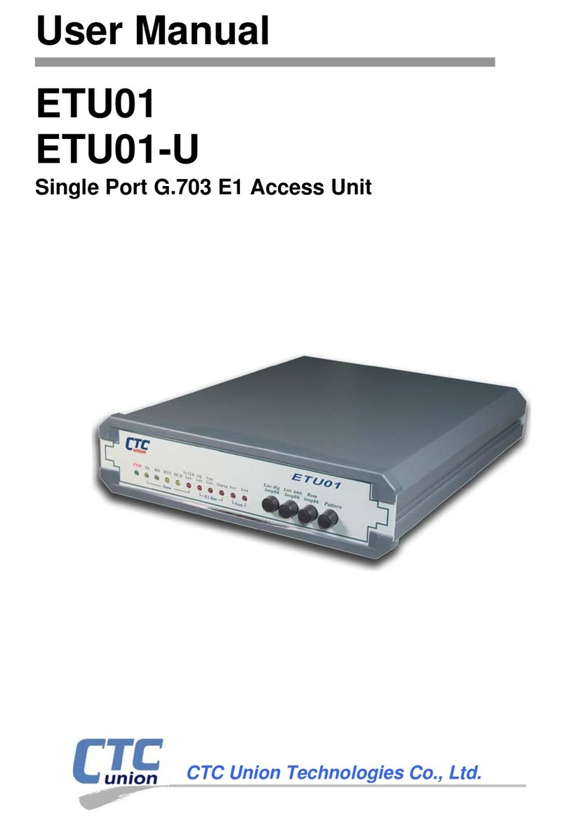 CTC Union ETU01 user manual