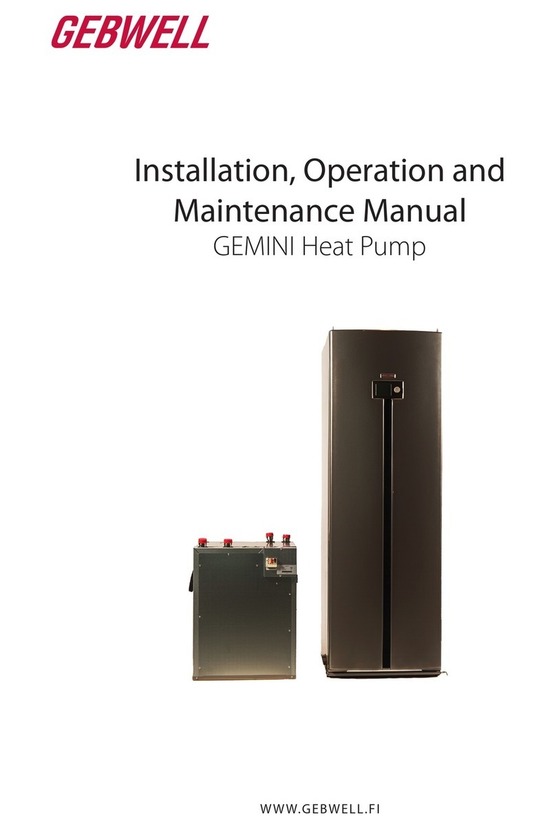 Gebwell GEMINI 40 Installation, operation and maintenance manual